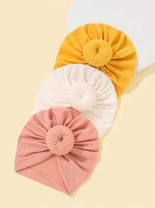 3入組寶寶頭箍,舒適時尚的嬰兒頭巾,兒童髮箍 - 彩色 - 查看 1