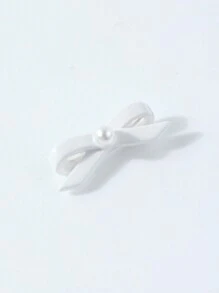 10pcs White Ribbon Bow Nail Art Decorations DIY Nail Charms Nail Gems Nail Supplies - White - View 4