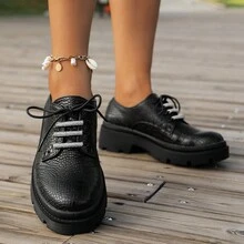 Zapatos de correa brillante y con estilo para mujer - Negro - Ver 5