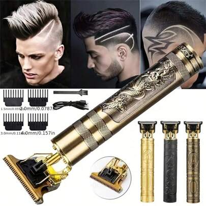 K·SKIN Multifunctional Electric Shaver For Men, With Razor, T9 Men's Hair Cutting Kit With Cordless Hair Clippers, Comb, And Beard Trimmer, Usb Rechargeable Metal Hair Grooming Set, Men Grooming Kit