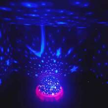 One, USB Projector Lamp, LED Starlight Projector, Party Atmosphere Lamp,Happy 2024 - Pink - View 3