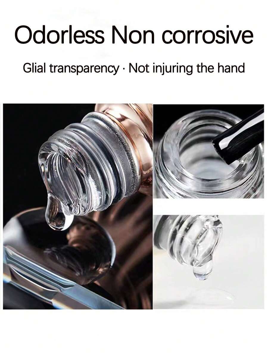 1 Bottle Of 10Ml 3In1 MultiFunctional Base Coat, Builder Gel And