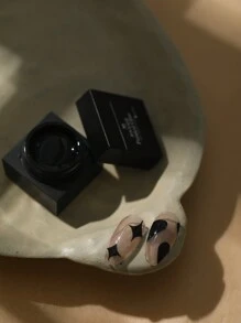 最新的厚質膏狀凝膠指甲油套裝,具有繪畫、雕刻、雕琢和調色等功能,持久耐用,易於塗抹和去除,可用於uv指甲藝術,包括1盒黑白色彩 - 黑色 - 查看 9