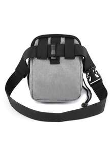 灰色攜帶式寵物訓練糧袋,多功能,適用於戶外訓練和獎勵寵物 - 灰色 - 查看 2