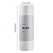 Toallas de papel desechables para cocina, 3 rollos (el embalaje se actualiza al azar) - Blanco - Ver 6