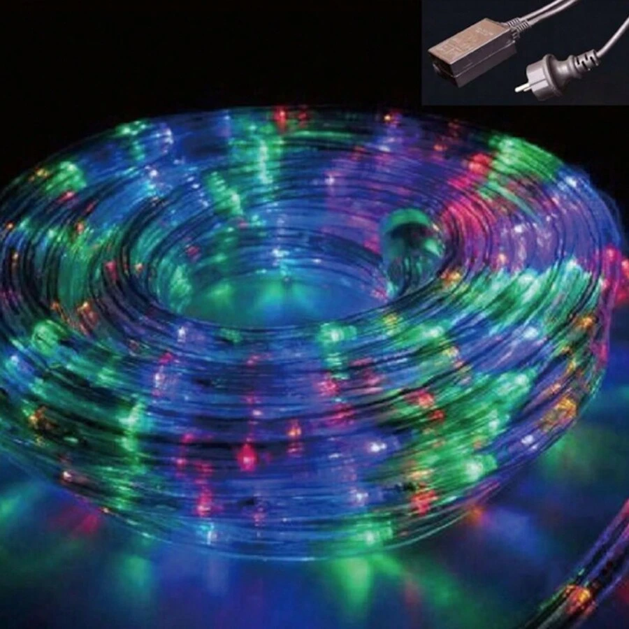 Luces Led De Tubo En Varios Colores 10 Metros - Multicolor - Ver 1