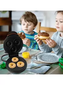 Mini Donut Making Machine With 3 Molds. - Red - View 3