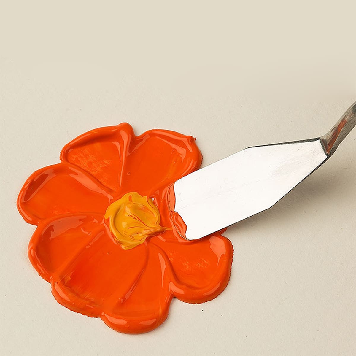 7pcs Palette Knife Set, Selection Of Different Sizes And Styles Of