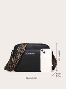 zijinling Black Fashionable And Minimalist Women's Crossbody Bag