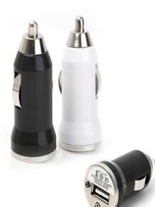 Kit 2 uni.Carregador Para Celular Adaptador Automotivo de Carro 12V - Preto e Branco - Visão 1