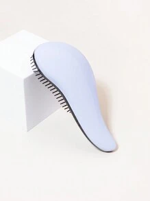 1 件头皮刷，顺发刷，适合卷发、浓密发质、自然发质、直发、细发、湿发或干发，发刷梳子 - 藍色 - 查看 1