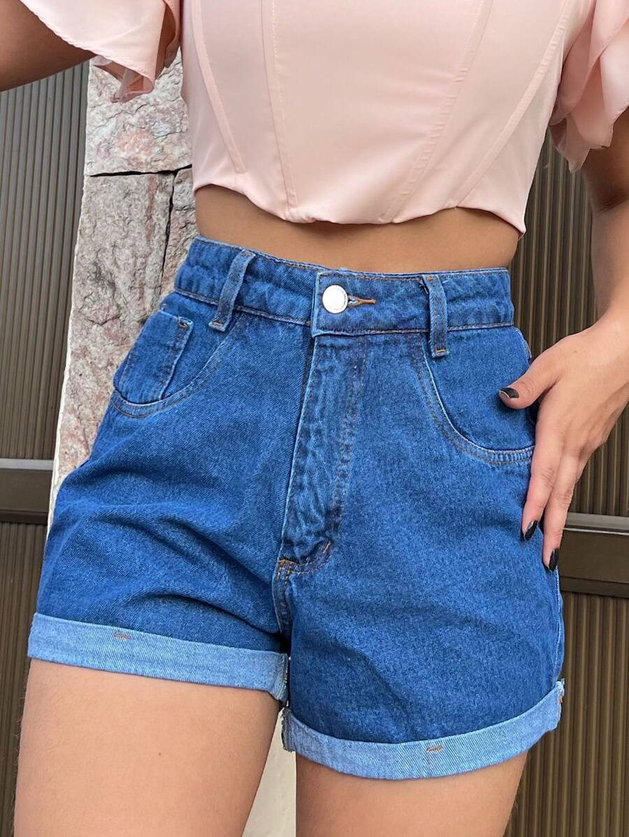 Women Denim Shorts - 40 - Xem 1