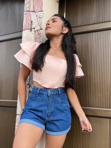 Women Denim Shorts - 40 - Xem 2
