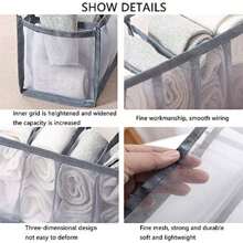 Hộp đựng quần áo vải gấp gọn đựng áo ngực, tất và đồ lót - Hộp đựng đồ lót kiểu ngăn kéo để sắp xếp tủ quần áo Trang trí Trang trí mùa thu Trang trí lễ hội Trang trí phòng Trang trí nhà Trang trí mùa thu Trang trí phòng ngủ - Màu be - Xem 7