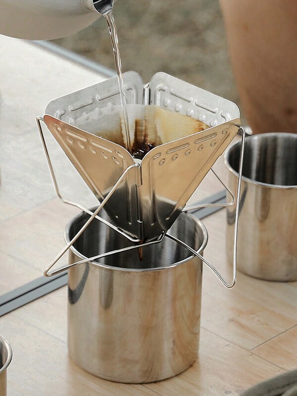 Portable Stainless Steel Outdoor Camping Coffee Filter Stand SHEIN USA