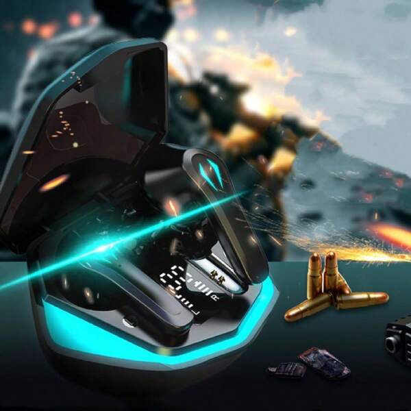 Fone Gamer Sem FioDisplay Musica/jogo Resistente A Suor