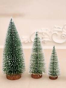 1 Miếng Mini Cây thông noel Đồ trang trí ( Tuyết tùng ) Đối với Bàn , Cửa sổ , Văn phòng , Qủa tặng , Trang trí máy tính để bàn - Nhiều màu - Xem 2