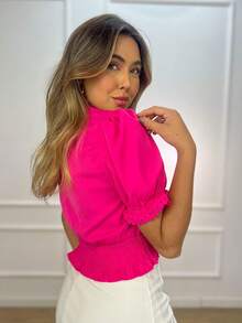 Women Tops - Màu Hồng Tươi - Xem 3