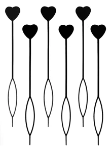 6件套快速串珠工具，用于在头发上编珠，女士串珠工具，可用于编发、扎马尾辫，6件套黑色情人节礼物，发饰，美发工具 - 黑色 - 查看 1