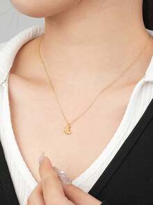 1件 S925 純銀復古新月形與麵包形掛墜項鍊,適合女性日常佩戴 - 牛角麵包 - 查看 7