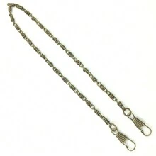 1 件 40 厘米/15 英寸手提包替換鏈帶,女士單肩包和斜挎包金屬短鏈帶,diy 包鏈配件 - 銅色 - 查看 1