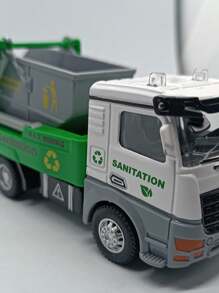 camion gondola, cabina metal, fricción, llantas goma 1:48 - Amarillo Mostaza - Ver 2