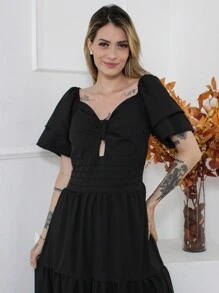 Women Dresses - 黑色 - 查看 3