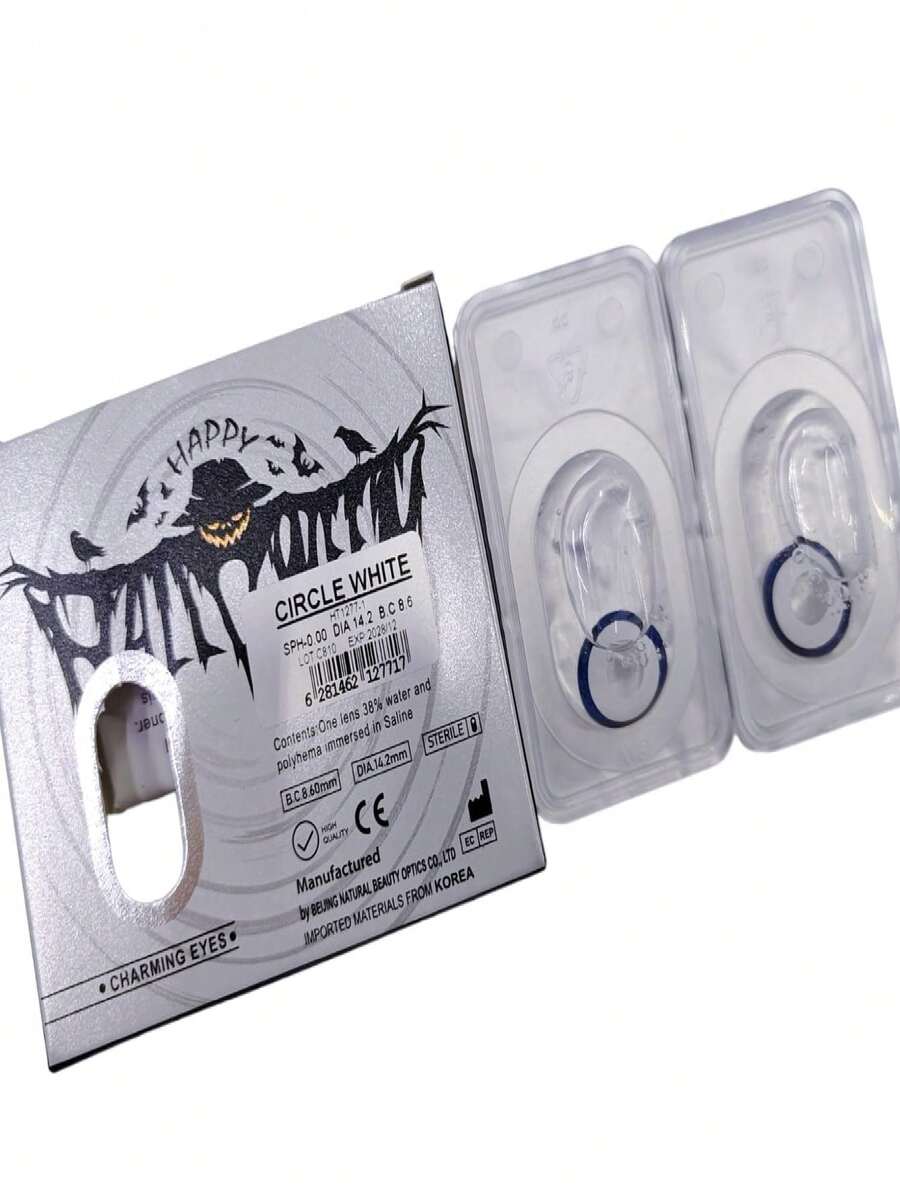 Pupilentes For Halloween Novmas Different Colors - Black and White - View 1