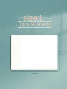 1 tờ ghi chú trong suốt dành cho tin nhắn, ghi chú bài tập về nhà, bảng ghi chú. Thích hợp cho sinh viên, công nhân cổ trắng và sử dụng trong gia đình - Trong sáng - Xem 10