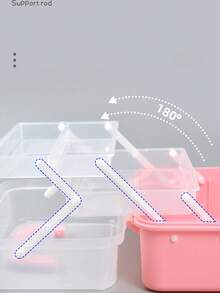 1個diy工具收納盒,藥物組織者 - 白色 - 查看 3