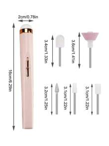 YADORNOS Household Electric Nail Grinding Pen, Rechargeable Portable Nail Grinding Machine, Low Noise Professional Manicure Tool Set, Suitable For Nail Art Enthusiasts And Beginners