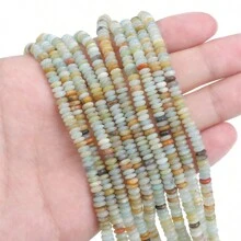 2x4 毫米 155-160 顆天然石珠間隔珠 - 非常適合 Diy 珠寶製作手鍊和項鍊! - 2x4毫米 - 查看 12