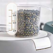 1pc Home Multifunctional Rice Storage Tank, Home Moisture-proof Thickened Rice Bucket, Sealed Rice Storage Box, Large-capacity Rice Bucket, Food-grade Insect-proof Rice Bucket - Green - View 7