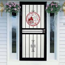 Christmas Holiday Welcome Sign Plaque Hanging Decoration For Front Door, Wall, And Outdoor/indoor Decoration For Yard, Garden, Scene, And Room - Apricot - View 4