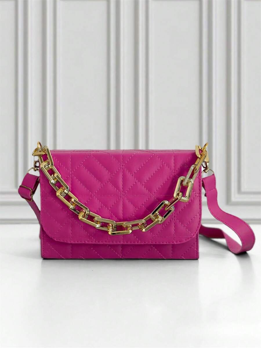 Women Tote Bags - Màu Hồng Tươi - Xem 1