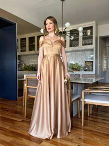Bridesmaid Dresses - Gold - View 1