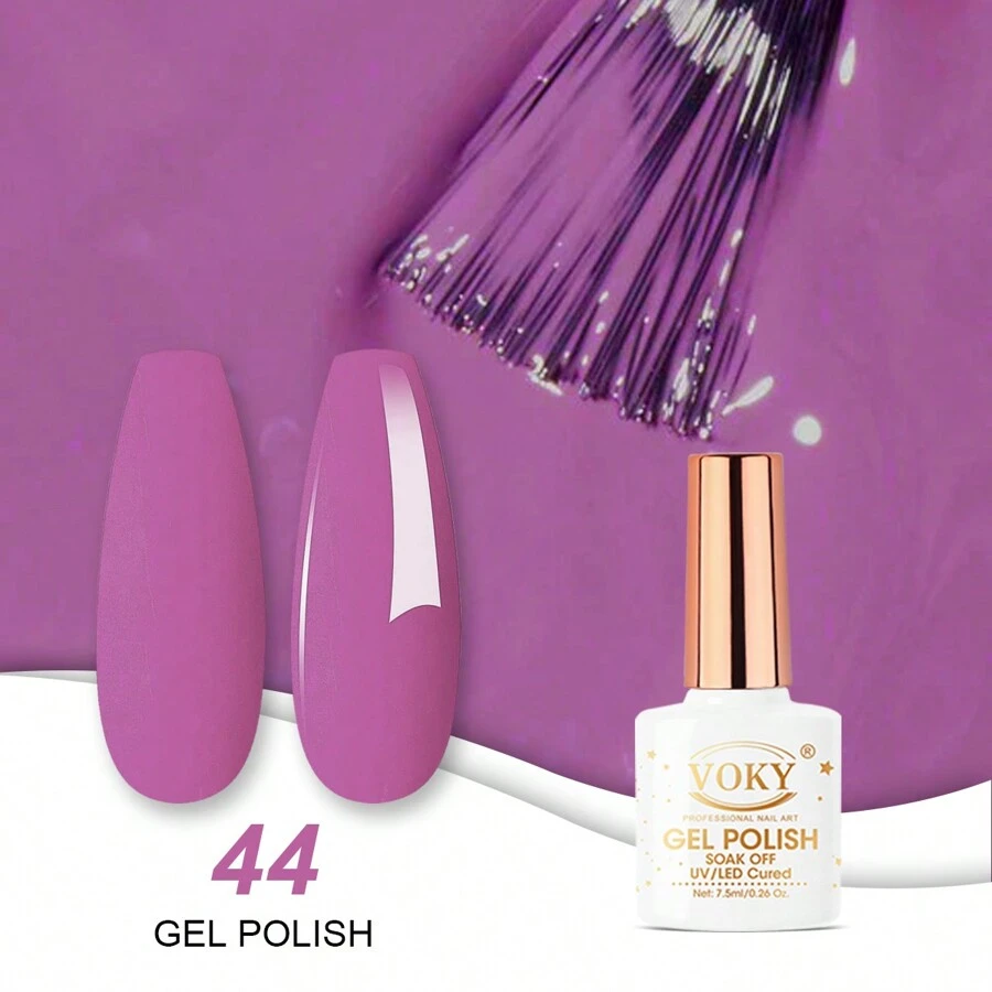 7.5毫升紫色uv Led凝膠浸泡式指甲凝膠,diy指甲藝術裝飾,配有打磨工具,適用於家庭使用,派對或節日禮品,指甲設計裝飾,家居美甲沙龍。