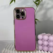 1 件紫色和金色电镀手机壳 - 紫色 - 查看 6