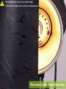 静电贴全遮光窗膜 100% 防紫外线遮阳窗膜 最佳黑色隐私窗膜 可移除塑料玻璃覆盖物、贴纸、墙贴花、乙烯基贴花用于家居装饰、春季装饰品让您的家焕然一新、节日装饰贴纸礼物生日毕业 - 黑色 - 查看 6