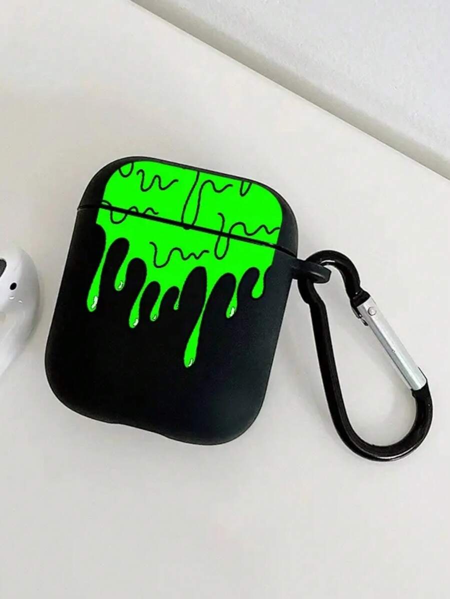 Black Graffiti Case Compatible With New AirPods Pros, Protective Cover