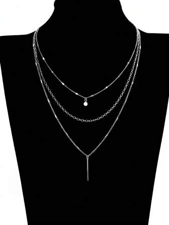 1pc Multilayer Collarbone Necklace
