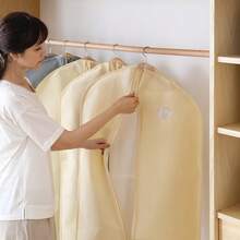 1pc Non-Woven Dust Cover Travel Storage Bag For Suit Dress - XL - View 3