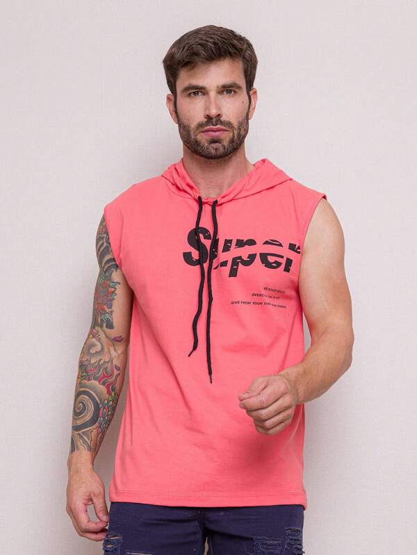 Camiseta Machão com Touca 100% Algodão