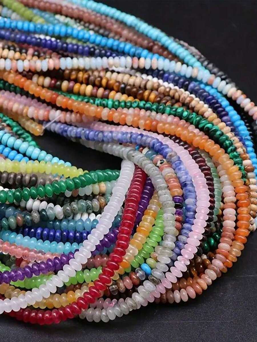 2x4 毫米 155-160 顆天然石珠間隔珠 - 非常適合 Diy 珠寶製作手鍊和項鍊! - 2x4毫米 - 查看 1