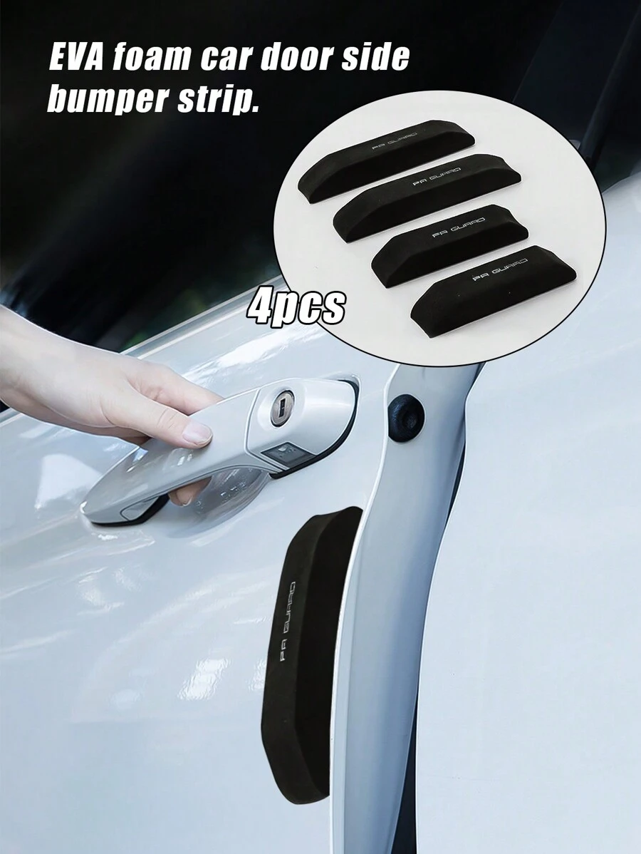 4入組車防碰撞條 - 黑色 - 查看 1
