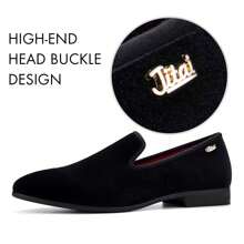Mens Loafers Wedding Dress Shoes Slip-On Loafers For Men Tuxedo Suit Shoes Size 9