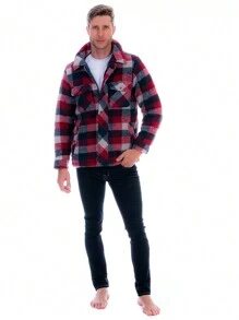 Men's Lumberjack Jacket Double View Reversible - Red - View 5