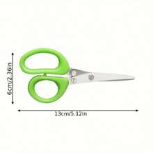 1 Miếng Đa chức năng Thép không gỉ Phòng bếp Cây kéo Đối với Hành , , Món ăn Với 5 Lớp Của Thép - màu xanh lá - Xem 6