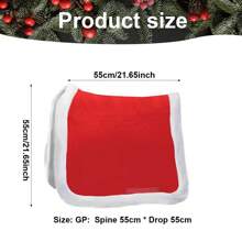 1片聖誕馬汗巾,節慶馬汗布裝飾品