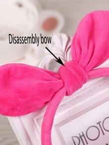 1入組時尚,可愛兔子耳朵,蝴蝶結耳罩,女士在冬天人造兔子,特別地大耳朵濃烈香調耳朵